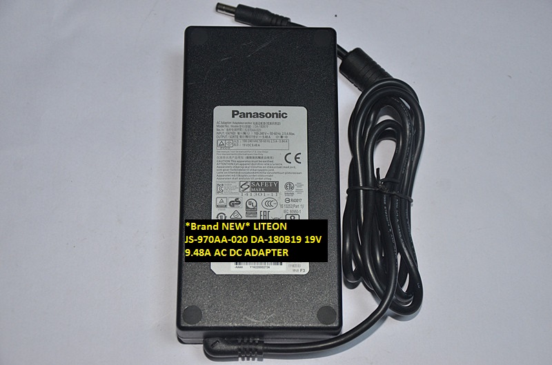 *Brand NEW* DA-180B19 LITEON 19V 9.48A AC100-240V AC DC ADAPTER JS-970AA-020 POWER SUPPLY 5.5*2.5